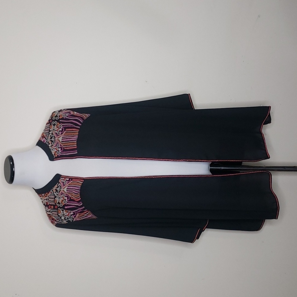Catherines Open Front Embroidered Sheer Boho Cardigan Size 1X New with tags - Picture 1 of 8